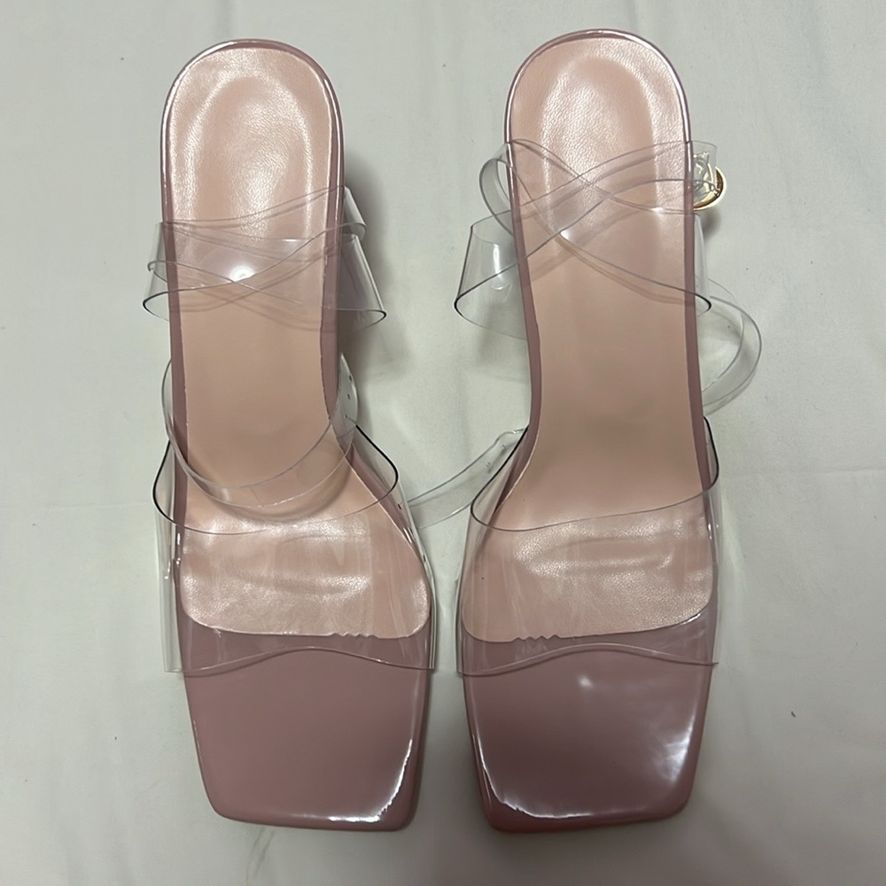 Clear Strap Heels